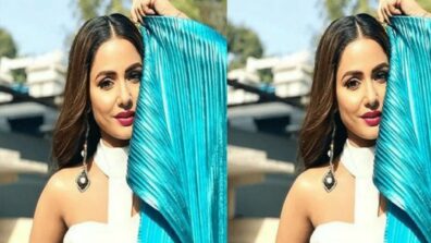 Hina Khan Flaunts Her Sanskari Bahu Avatar In 1.75L Metallic Saree: Checkout