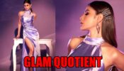 Mouni Roy amps up the glam quotient in lilac thigh-high slit gown, fans go bananas