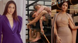 Mrunal Thakur And Kiara Advani Flattened As Mira Rajput Gets Cramped Between Kids