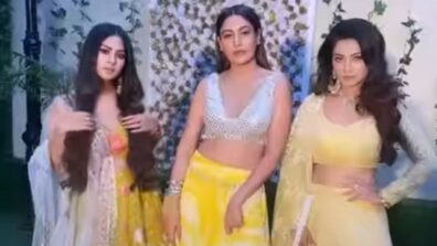 Naagin Girls On Fire: Surbhi Chandna, Krishna Mukherjee and Adaa Khan twin in yellow, video goes viral