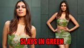 Netizens Shower Love As Malavika Mohanan Slays In Green Crop Top & Skirt