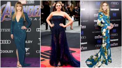 No One Can Pull-Off Blue Gowns Like Elizabeth Olsen, Check Out
