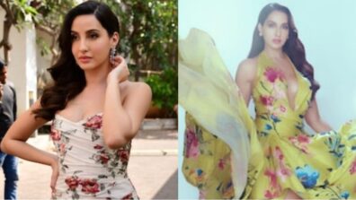 Nora Fatehi Goes Floral In Hot Summers In This Beautiful Dress: Checkout