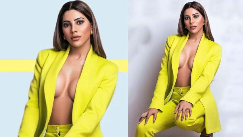 Nothing Worn Under The Yellow Blazer: Nikki Tamboli Goes Bold - 0