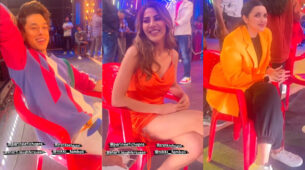 OOPS: Bigg Boss OTT fame Pratik Sehajpal and Nikki Tamboli get cosy in front of Parineeti Chopra, see her shocking reaction