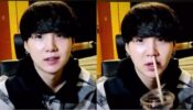 OOPS: BTS member Suga mistakenly inserts straw inside nostrils while drinking juice, ARMY can’t stop going ROFL