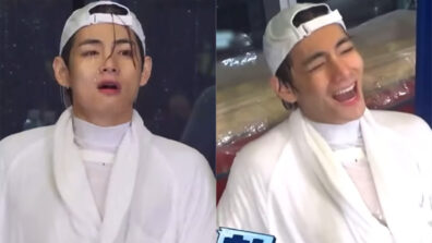 OOPS: BTS V gets drenched after a bucket full of water is poured in him, you won’t believe what happened next