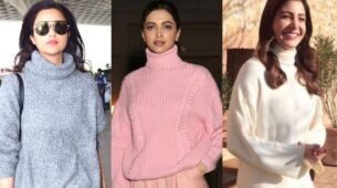 Parineeti Chopra, Deepika Padukone and Anushka Sharma crush on high-neck oversized sweaters; see pics