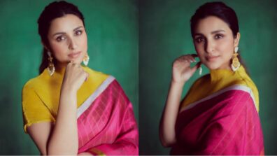 Parineeti Chopra to give you saree goals in this pink nine-yard