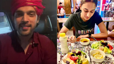 Parth Samthaan shares new video saying, ‘Happy birthday to me…”, Erica Fernandes caught on camera eating exotic meal