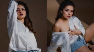Pictures: Avneet Kaur is a ‘delight’ to view in oversized white shirt and denim shorts, rumoured BF Raghav Sharma feels heat