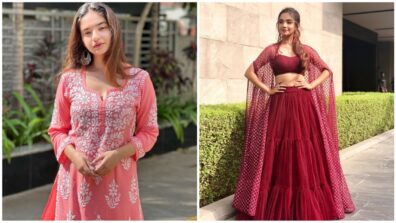 Pretty Pink To Sweet Sage Green: Anushka Sen Goes Traditional