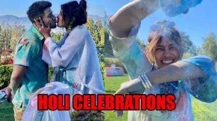 Priyanka Chopra and Nick Jonas share a kiss amid Holi celebrations, check unseen pictures