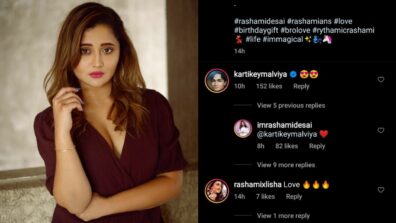 RadhaKrishn fame Kartikey Malviya is crushing on Rashami Desai, see lovestruck moment