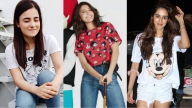 Radhika Madan, Anushka Sharma and Disha Patani keep it cool in cartoon printed t-shirts