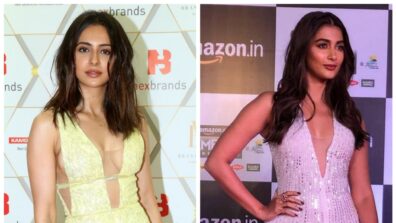 Rakul Preet Singh Or Pooja Hegde: Who Showed Off The Deep Neckline Gown The Best?