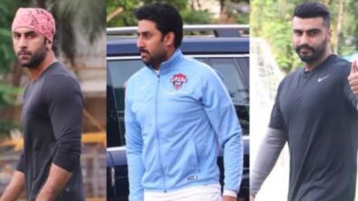 Ranbir Kapoor, Abhishek Bachchan and Arjun Kapoor enjoy football practice football together, deets inside