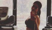 Rashmika Mandanna dares to bare, flaunts abtastic figure in black bralette and yoga pants