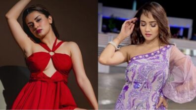 Ravishing Beauties: Avneet Kaur intensifies it in red gown, Ashi Singh turns a unicorn in embellished lilac one-shoulder dress