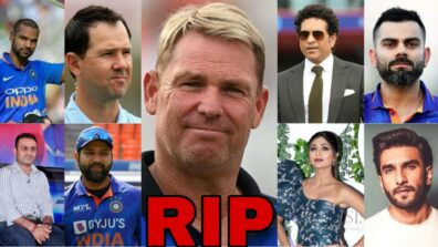 RIP Shane Warne: Sachin Tendulkar, Ricky Ponting, Virat Kohli, Virender Sehwag, Harbhajan Singh, Ranveer Singh, Shilpa Shetty and others mourn his loss