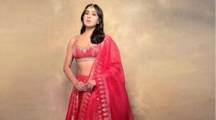 Sara Ali Khan In Red Desi Clothes Can Never Go Wrong, Take A Look