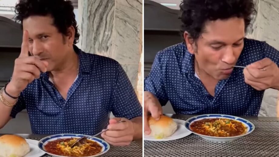 Sachin Tendulkar Saying “Ek Number,” While Eating Misal Pav, Watch Here - 0