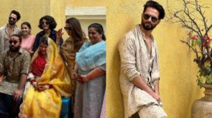 Shahid Kapoor looks dapper and handsome at sister Sanah Kapur’s Haldi ceremony, pics go viral