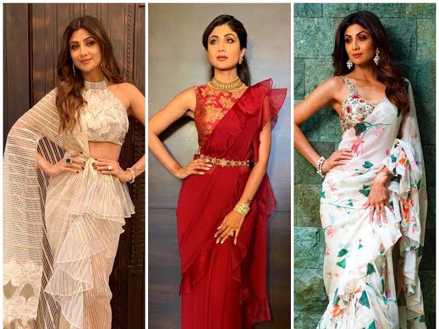 Shilpa Shetty Inspired Saree Fashion You Would Like To Have - 1