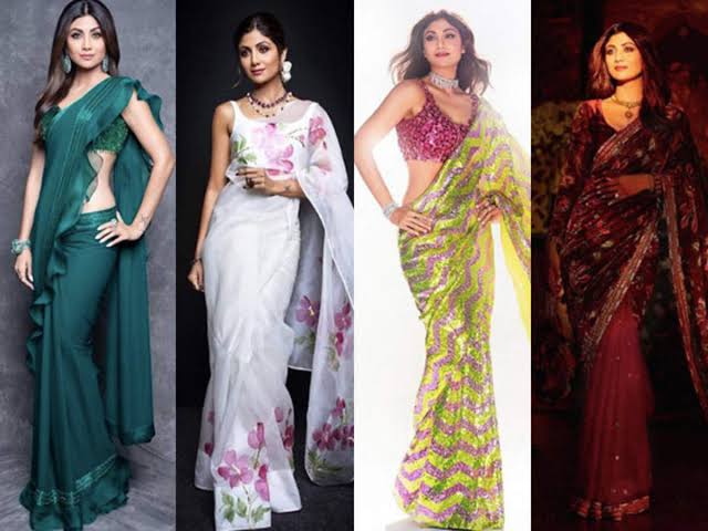 Shilpa Shetty Inspired Saree Fashion You Would Like To Have - 0