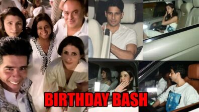 Shweta Bachchan’s birthday bash: Sidharth Malhotra, Gauri Khan, Aryan Khan, Ananya Panday, Karan Johar and Shanaya Kapoor arrive in style