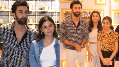 So adorable: Ranbir Kapoor and Alia Bhatt stop to pose with a young fan