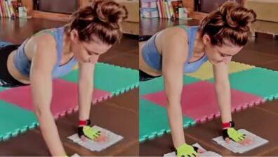 Soha Ali Khan shows you the other way to ace a ‘Plank’, watch video