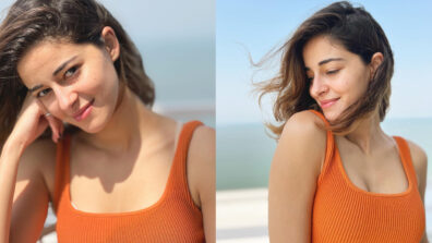 Sun-tra: Ananya Panday keeps it casual and high-chic, looks super cute in orange tank top