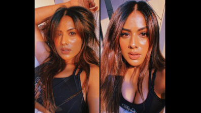 Sunkissed diva: Nia Sharma sets oomph game on fire in deep-neck bralette, fans sweat