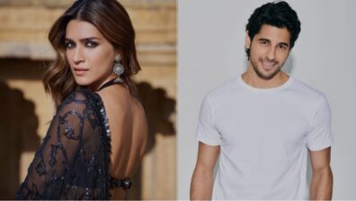 Swalala: Kriti Sanon sets temperature soaring in black saree and dark-kohl look, Sidharth Malhotra admires