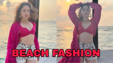 Tamannaah Bhatia Goes Chic Mode As She Poses In Sizzling Outfits On The Beach