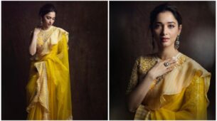 Tamannaah Bhatia’s Ruffle Saree Looks Are Breathtaking, Check Out These Pictures