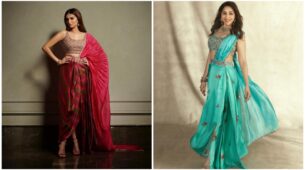 Tara Sutaria Or Madhuri Dixit: Who Looked Better In Punit Balana Sarees?