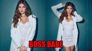 Tara Sutaria Turns Boss Babe In White Bodycon & Jacket: See Pics