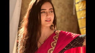 Tejasswi Prakash flaunts curvaceous waist in saree, fan says, ‘kya hua laddoo ko waist pe?’