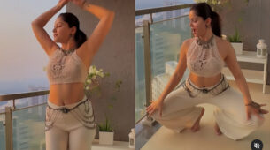 The Pussycat Baby Doll: Rubina Dilaik performs bold belly dance in front of camera, fans stunned