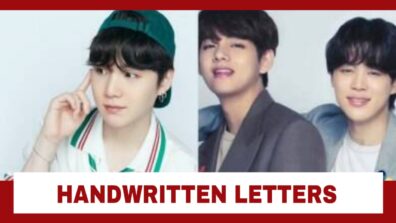 Throwback When BTS Suga Gifted Handwritten Letters To ARMY