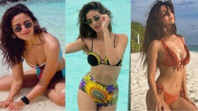 Times when Alia Bhatt, Ananya Panday and Disha Patani grooved with Maldives vibe in bikinis