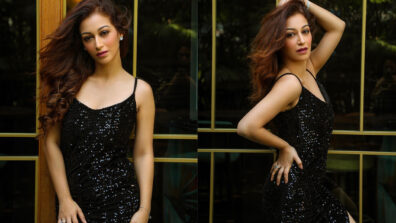 TMKOC diva Sunayana Fozdar dazzles in black glittery outfit, fans go swalala