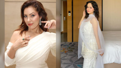 TMKOC divas Munmun Dutta and Palak Sindhwani dazzle in off-white outfits, see pics