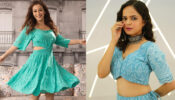 TMKOC divas Sunayana Fozdar and Palak Sindhwani steal hearts in teal blue outfit, fans love it