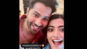 Trending: Varun Dhawan and Rashmika Mandanna enjoy candid meeting, pic goes viral