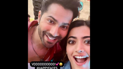 Trending: Varun Dhawan and Rashmika Mandanna enjoy candid meeting, pic goes viral