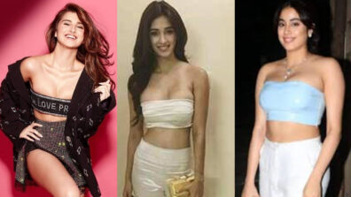 Uff Haye Garmi: Tara Sutaria, Disha Patani and Janhvi Kapoor set temperatures soaring in sensuous tube tops