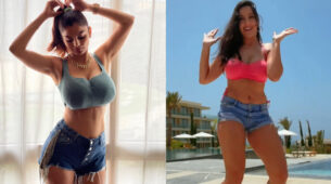 Ultimate Sensuality Challenge: Nora Fatehi Vs Anveshi Jain: Your favourite beauty queen in denim shorts and bralette?